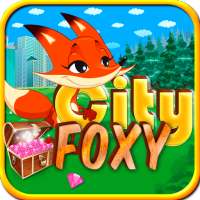 Runner Platformer City Foxy