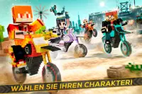 Dirt Bike Rennen Spiel: Block Moto Rally Abenteuer Screen Shot 1