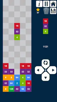 2048 Drop n Merge Numbers: Match 3 Columns Puzzle Screen Shot 6