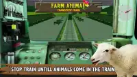 مزرعة الحيوانات النقل القطار Screen Shot 2