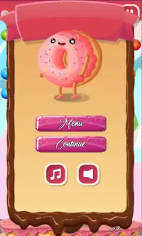 Bubbles shooter game Funny Donut Screen Shot 5