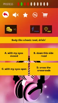 Finish The Lyrics - Free Music Quiz App Screen Shot 4