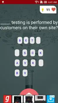 Software Testing Test Quiz Screen Shot 6