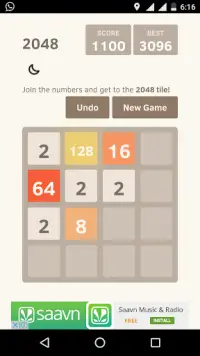 The 2048 puzzle Screen Shot 1