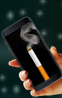 Cigarette in phone (PRANK) Screen Shot 1