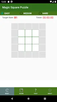 Magic Square Puzzle - A Number Game for Everyone! Screen Shot 0