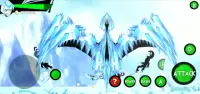 Super Boy Ultimate Alien Diamond Ice power freeze Screen Shot 3