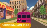 高校都市バス運転手 - 公園の大きい車 Screen Shot 3