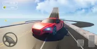 Stunts xe hơi 2019 - Tricky Track Stunt Car Game Screen Shot 5