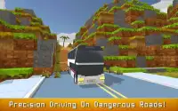 Blocky Bus SIM: Tourist Drive Screen Shot 1