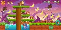 バナナコングの冒険：スーパーアイランドランゲーム Screen Shot 1