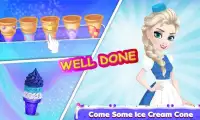 Ice Queen Ice Cream Maker Game Screen Shot 2
