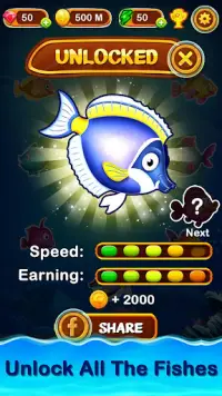 Merge Fish - Free Idle & Merge Games Screen Shot 1