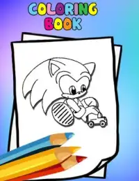 How to color sonic the hedgehog ( coloring pages) Screen Shot 1