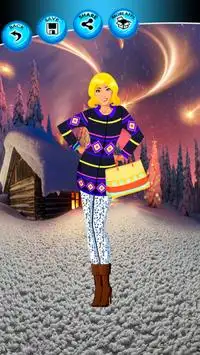 moda inverno vestir-se jogos Screen Shot 5