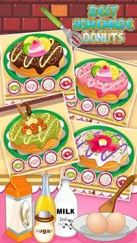 Homemade Donuts: Cooking games Screen Shot 4