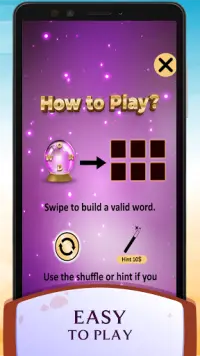 Word Wizard Puzzle - Connect Letters Screen Shot 1