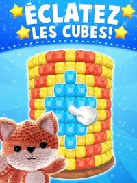 Wooly Blast - Jeu d’énigmes amusant en Match-3😍😸 Screen Shot 8