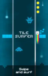 Tile Surfer - Pixel Art Game Screen Shot 6