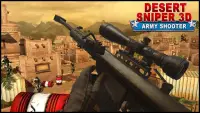deserto Franco atirador guerra: exército atirador Screen Shot 0
