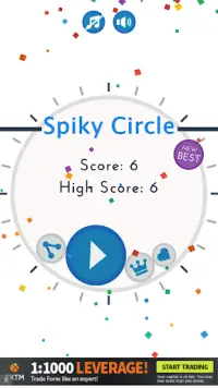 Spiky Circle Screen Shot 2