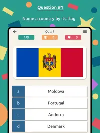 Europe Countries Quiz: Flags & Capitals guess game Screen Shot 7