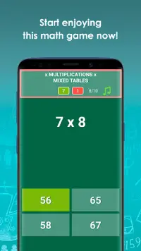 Math games for kids and adults - mental arithmetic Screen Shot 3
