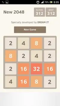 2048 Screen Shot 2