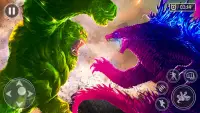 King Kong Godzilla Fighting 3D Screen Shot 1