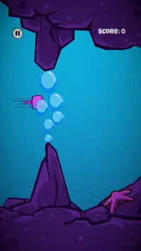 Jelly Rush- A JellyFish Flap Game Screen Shot 5