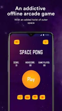Space Pong Screen Shot 0