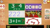 الرياضيات الاطفال المجانية Screen Shot 0