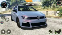 Extreme City Car Drive Simulator 2021 : VW Golf Screen Shot 5