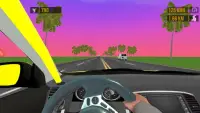 VR Highway Traffic Car Racer 360 Screen Shot 0