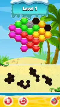 Hexagon Puzzle - Intelligence Game For Kids Screen Shot 3