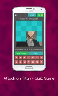 Guess Shingeki no Kyojin (AOT) - Quiz Game Screen Shot 2