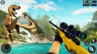 Dino Hunter: Gun Shooting Game Screen Shot 0