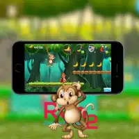 Monkey Jungle Run 2 free Screen Shot 2