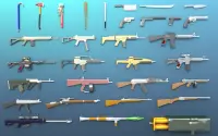 Pixel Smashy War - Gun Craft Screen Shot 0