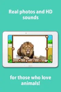 Kids Zoo, animal sounds & pictures, games for kids Screen Shot 3