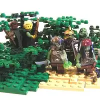 Slide Puzzle Lego Elves Screen Shot 0