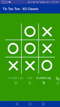 Tic Tac Toe -  Noughts and Crosses - X and O game Screen Shot 7