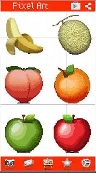 Color By Number: Fruit Pixel Art Screen Shot 3