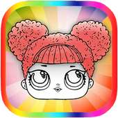 Dolls Surprise : Coloring Game