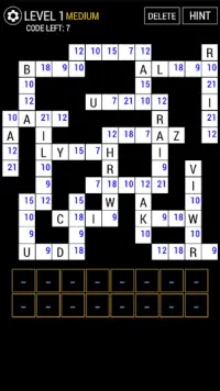 Codeword Puzzle Game Screen Shot 0