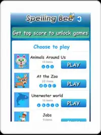 Spelling Bee Games for Kids Screen Shot 4