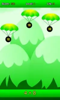 Parachute Math Screen Shot 2