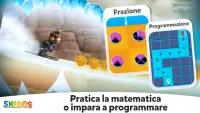 Snow race: giochi di matematica per le elementari Screen Shot 2