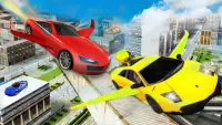 Flying Car  Game 3D Screen Shot 1