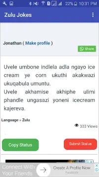 Zulu Jokes (Jokes In Zulu) Screen Shot 1
